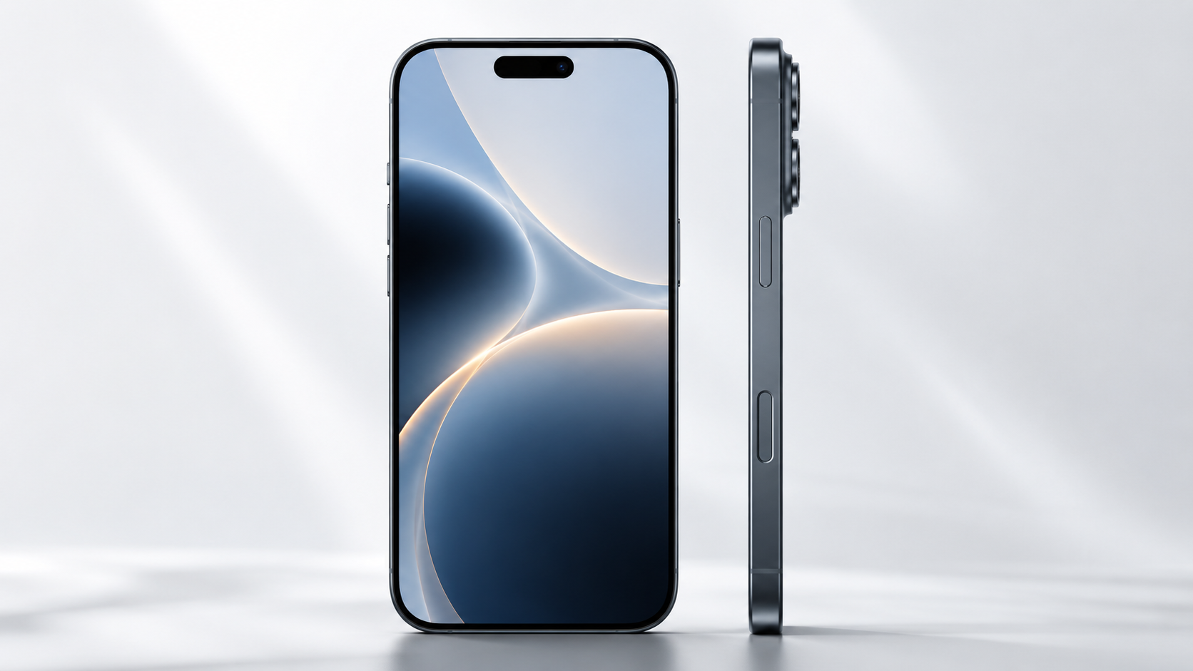 iPhone 18 Pro на светлом фоне, крупный план