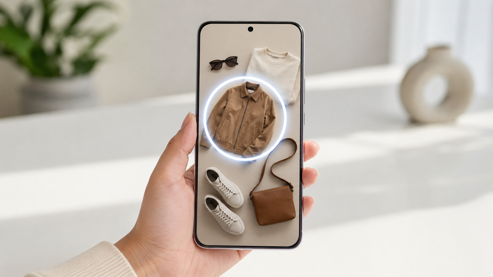 Визуальный поиск одежды на Android-смартфоне.