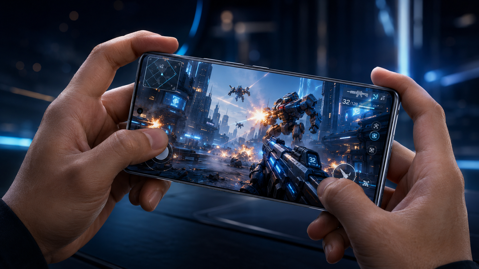 Tecno Camon 40 Premier 5G во время игры