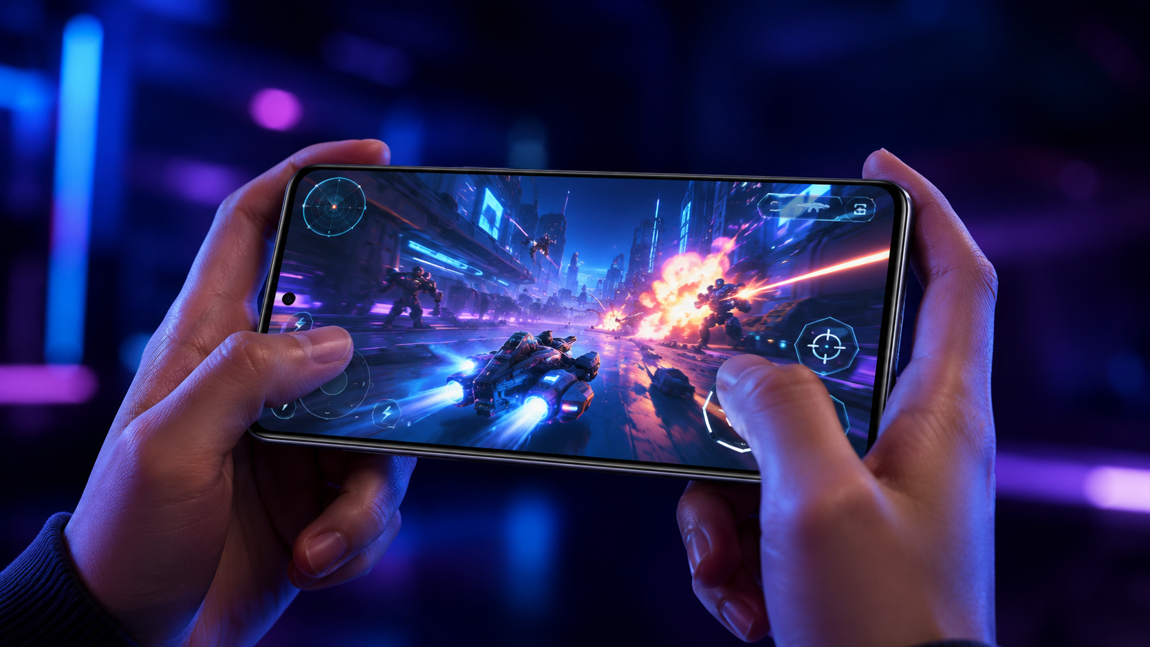 Redmi Note 14 Pro во время мобильной игры
