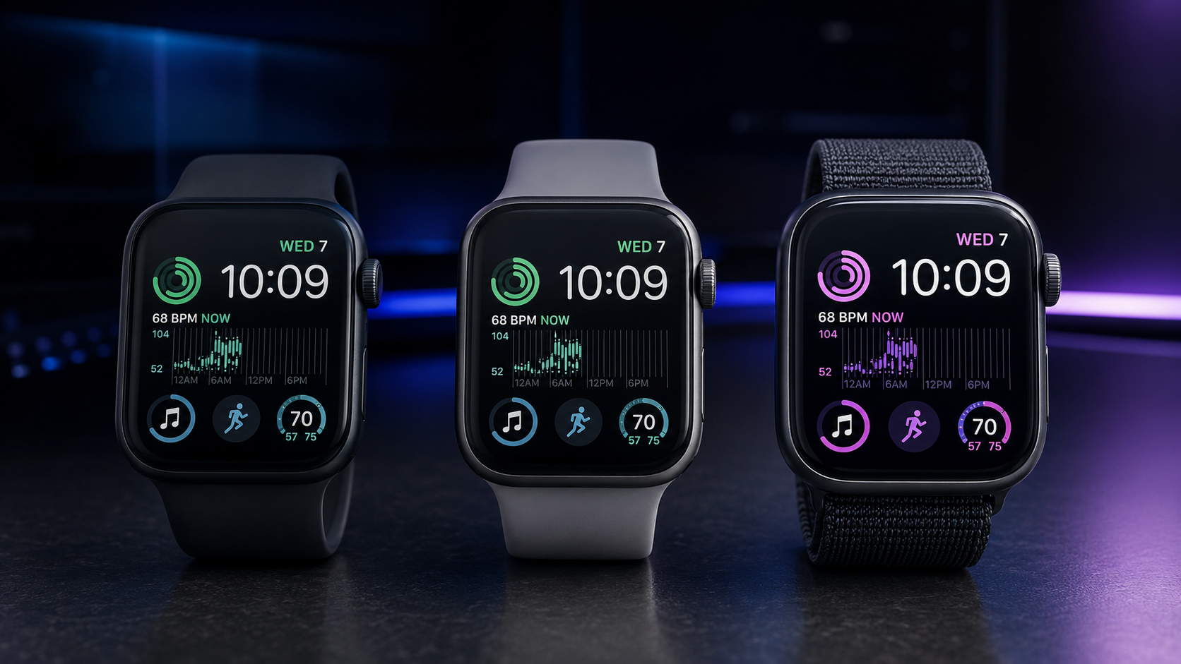 Сравнение старых и новых моделей Apple Watch