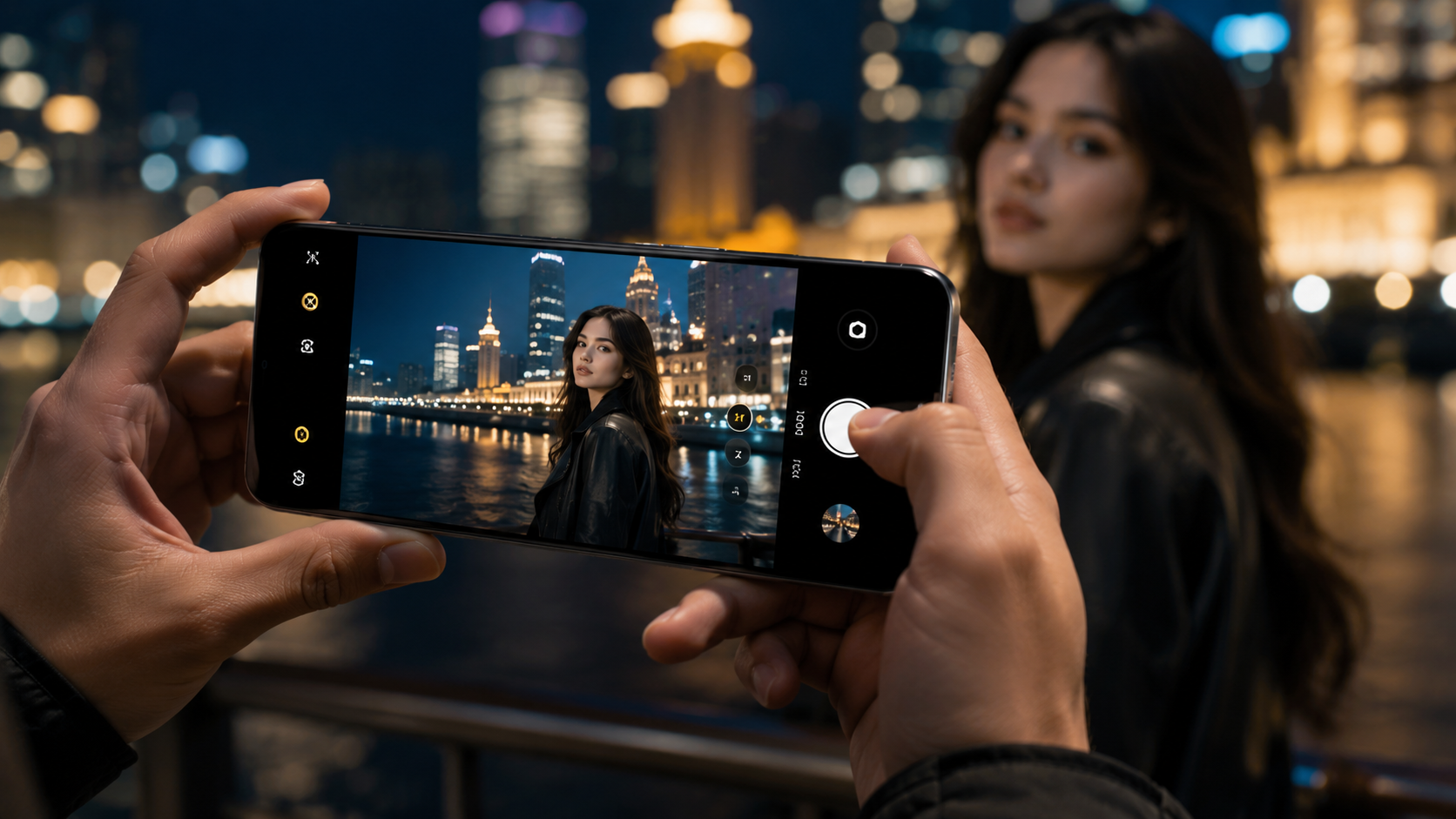 Tecno Camon 50 Ultra используется для вечерней фотосъемки