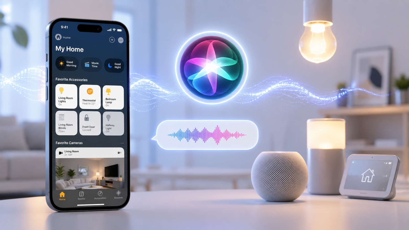 Управление Apple Home голосом через Siri