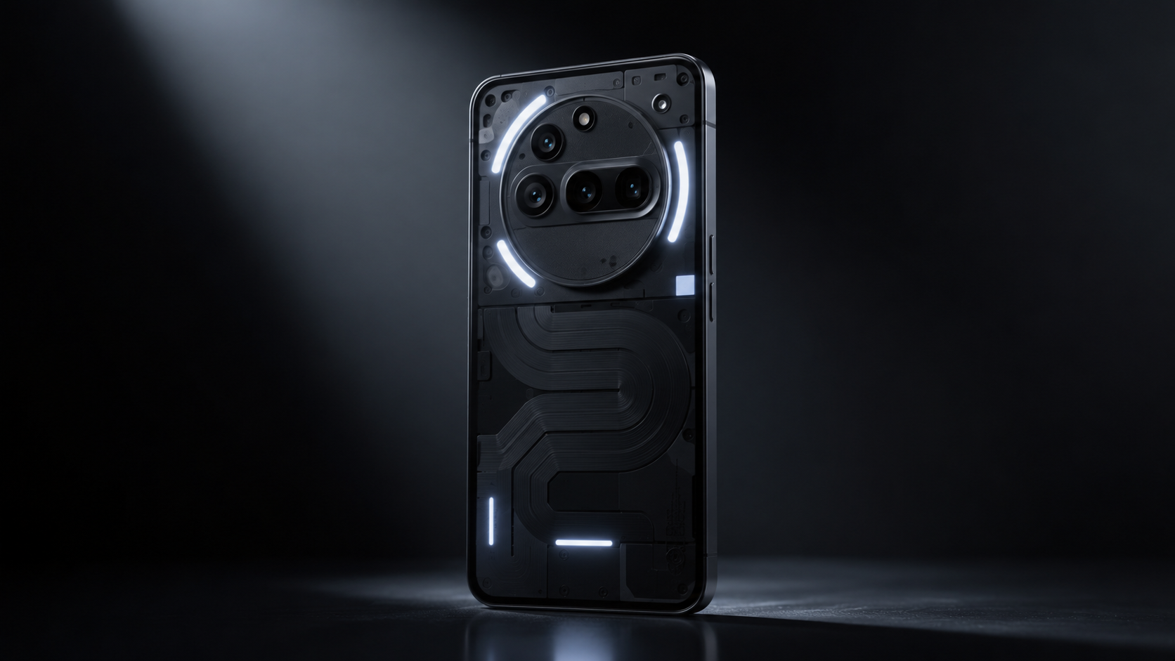 Nothing Phone 4a Pro с прозрачной задней панелью и подсветкой