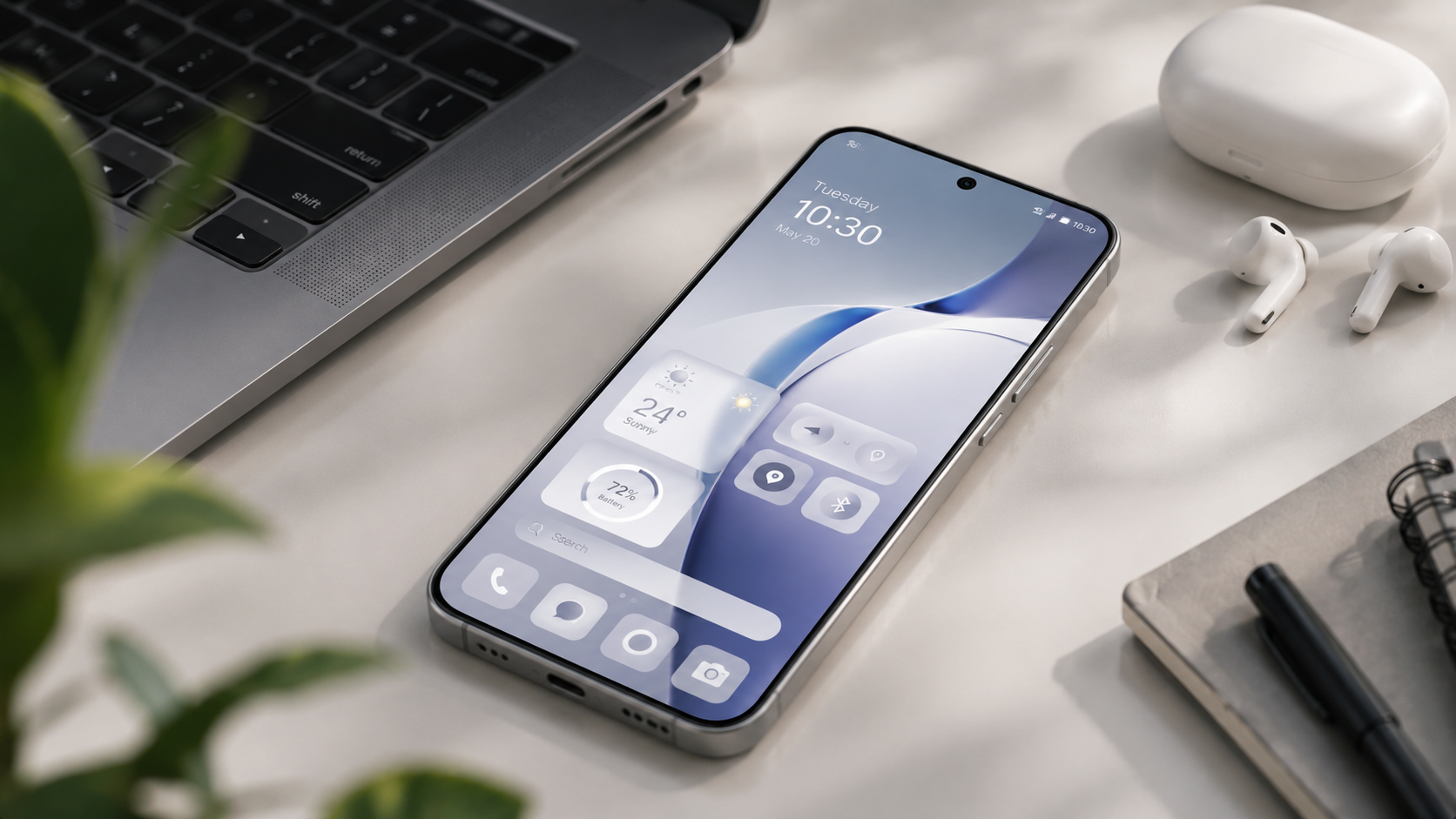 OnePlus Nord 6 в современной рабочей обстановке